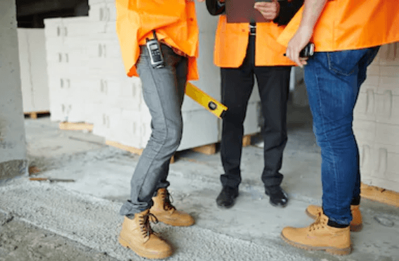 Work Boots at Home