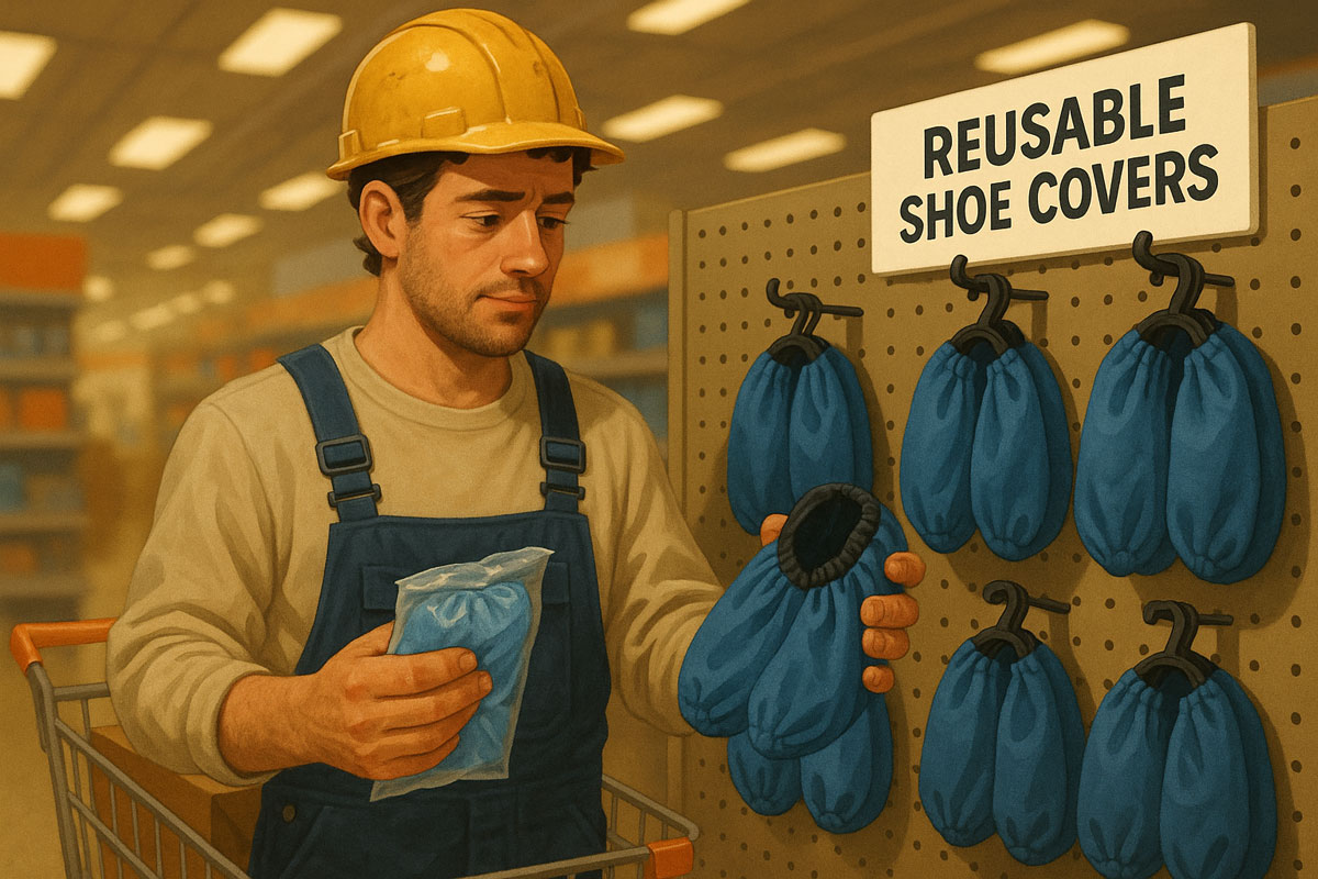 reusable shoe covers benefits